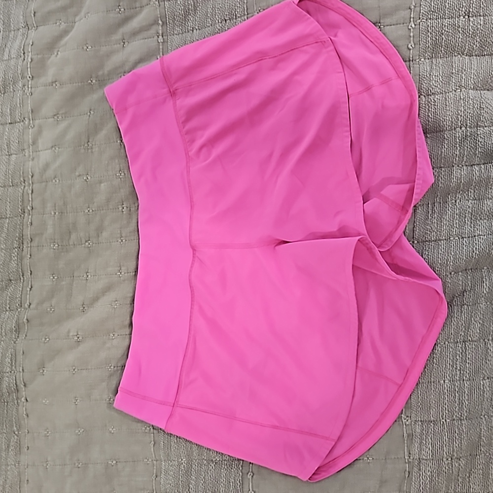 Lululemon Women's Speed Up Mid-Rise Lined Short 4" SONIC PINK